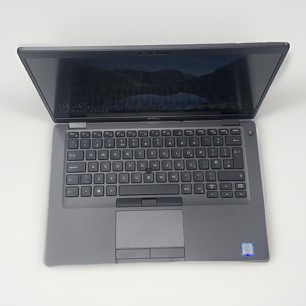 Dell Latitude 5400 laptop with Intel i5-8365U, 32GB RAM, 1TB SSD, 14-inch Full HD screen, and Windows 11 Pro